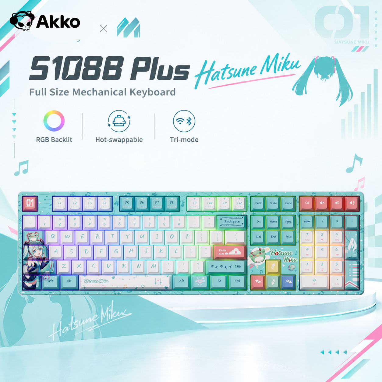 Teclado mecánico inalámbrico A - Gaming Keyboard Hot Swappable reseña y precio
